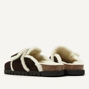 Cheap Teddy Fur Women Slip-On
