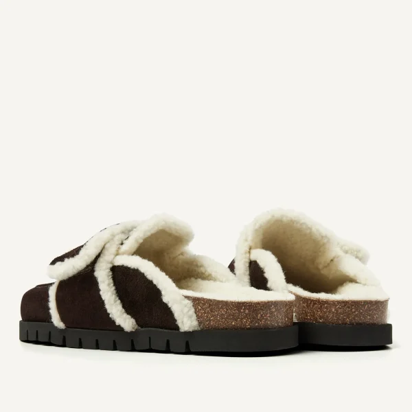 Cheap Teddy Fur Women Slip-On