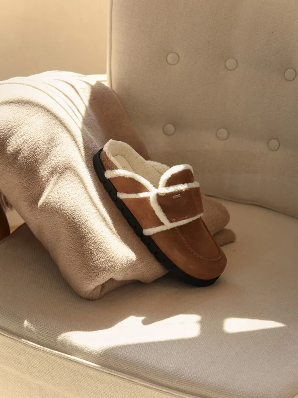Sale Teddy Fur Women Slip-On