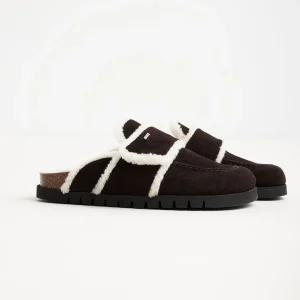 Cheap Teddy Fur Women Slip-On