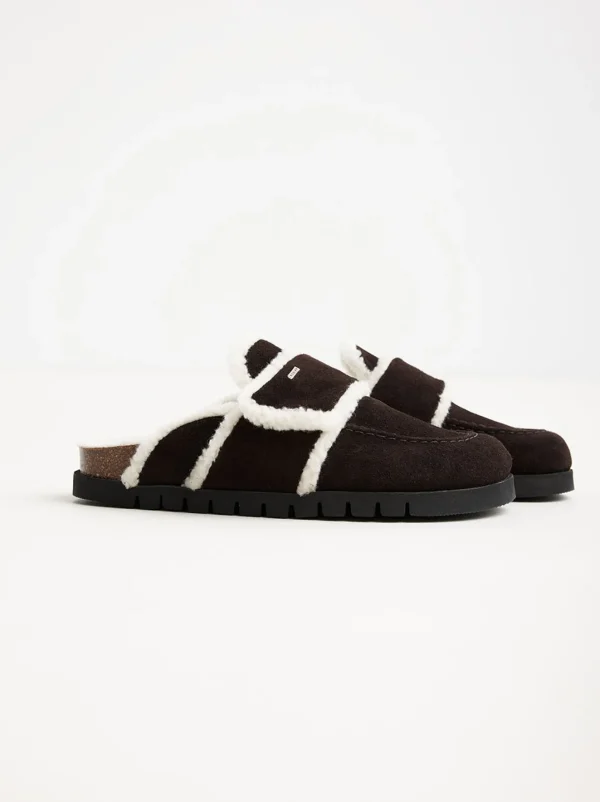 Cheap Teddy Fur Women Slip-On